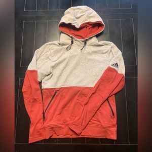 Adidas Gray & Maroon Hoodie (S)